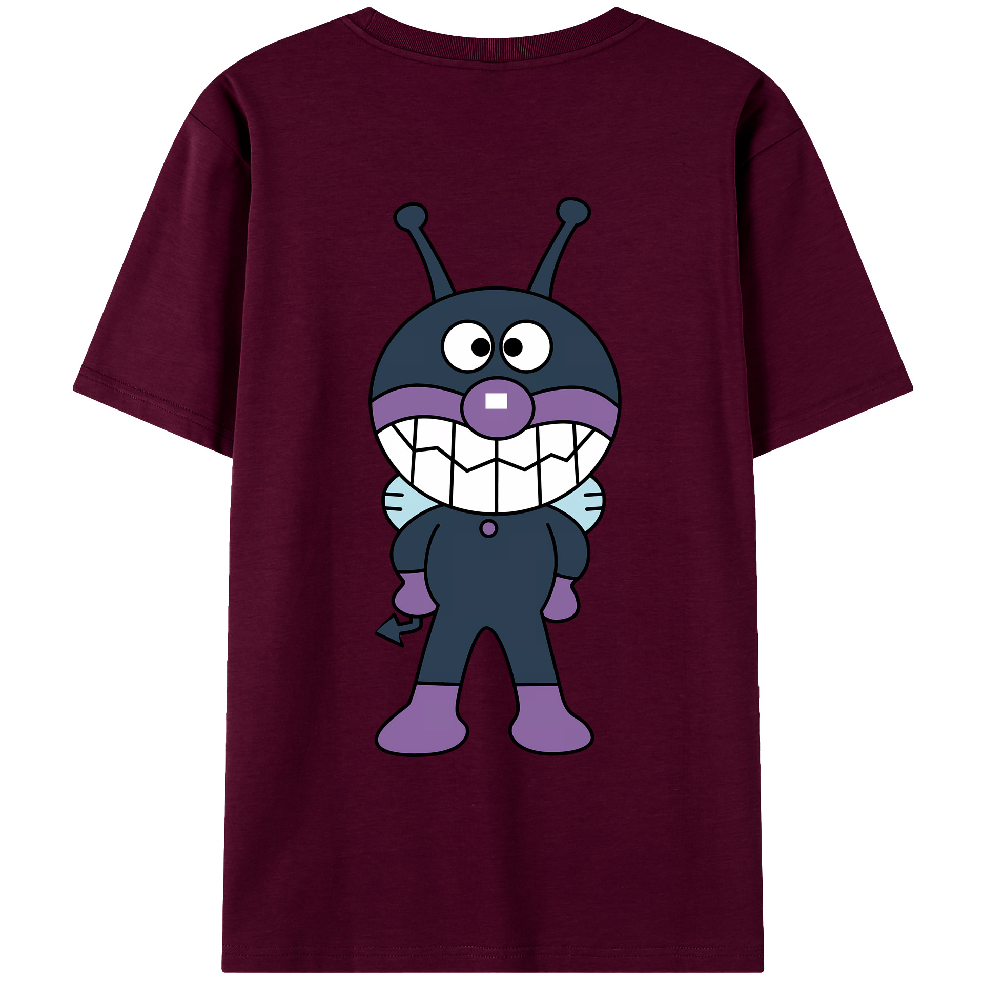 アンパンマン Anpanman レディース半袖Tシャツ(バックプリント)